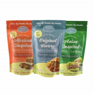 Walnut crumble collection - mexican, original, and asian flavored