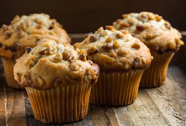 Banana Walnut Muffins Glendas Farmhouse