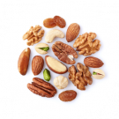 Whole assortments of nuts